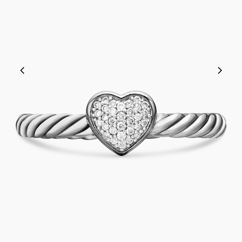 David Yurman CABLE COLLECTIBLES® HEART STACK RING